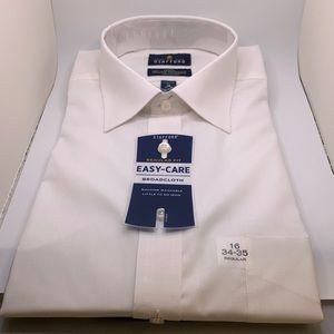 NWT White Stafford Dress Shirt